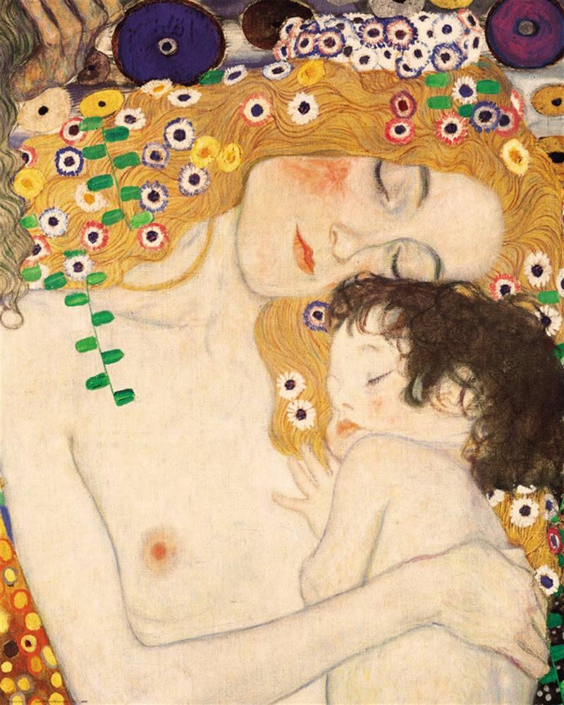Gustav Klimt Mother and Child detail from The Three Ages of Woman